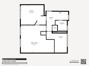Pronájem bytu 2+1, Žebrák, Sídliště, 62 m2