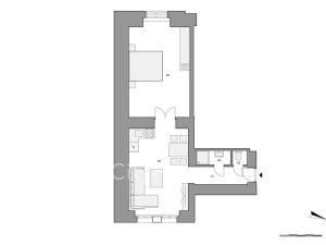 Prodej bytu 2+kk, Praha - Karlín, Karlínské náměstí, 50 m2