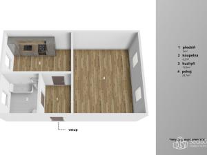Pronájem bytu 1+1, Karlovy Vary - Tašovice, 52 m2