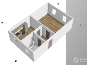 Pronájem bytu 1+1, Karlovy Vary - Tašovice, 52 m2