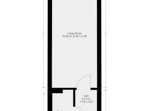Pronájem bytu 1+kk, Praha - Kyje, Za černým mostem, 24 m2