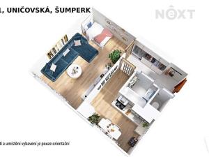 Prodej bytu 1+1, Šumperk, Uničovská, 36 m2