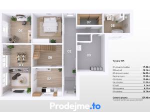 Prodej rodinného domu, Šumná, 161 m2