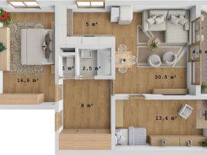 Prodej bytu 3+kk, Hradec Králové - Slezské Předměstí, Bratří Štefanů, 68 m2
