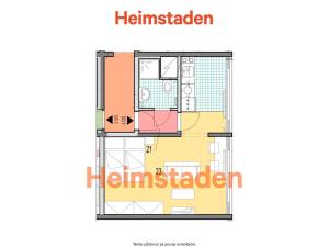 Pronájem bytu 1+kk, Karviná - Hranice, Slovenská, 35 m2