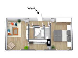 Prodej bytu 2+1, Ústí nad Labem - Střekov, Kozinova, 54 m2