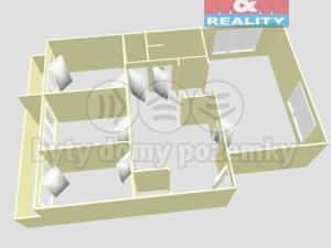 Prodej bytu 4+1, Olomouc - Nová Ulice, Hněvotínská, 77 m2