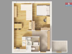 Prodej bytu 2+kk, Mladá Boleslav - Mladá Boleslav III, Zalužanská, 45 m2