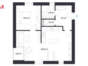Prodej bytu 2+kk, Chotěboř, Houbova, 63 m2