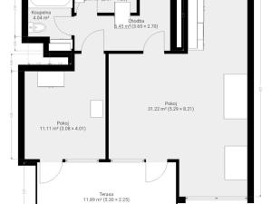 Pronájem bytu 2+kk, Brno, Holzova, 61 m2
