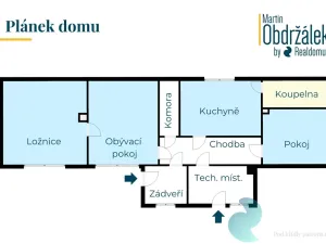 Prodej zemědělské usedlosti, Staré Hodějovice, Horní, 111 m2