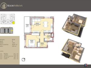 Prodej bytu 2+kk, Rychnov nad Kněžnou, Mírová, 53 m2