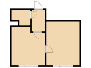 Pronájem bytu 1+1, Děčín - Děčín IX-Bynov, Na Vyhlídce, 34 m2