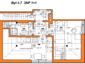 Pronájem bytu 1+1, Hradec Králové, V Lipkách, 41 m2