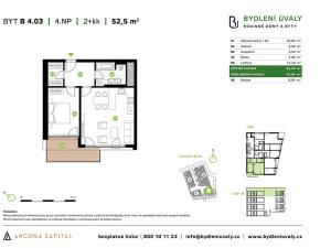Prodej bytu 2+kk, Úvaly, Škvorecká, 55 m2