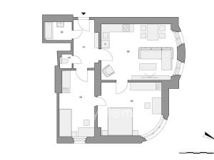 Prodej bytu 3+kk, Praha - Smíchov, Na Václavce, 68 m2