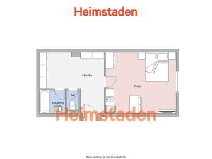 Pronájem bytu 1+kk, Havířov - Město, V Parku, 29 m2