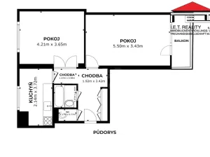 Prodej bytu 2+1, Ostrava, U Prodejny, 57 m2