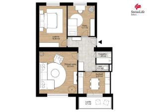 Pronájem bytu 3+1, Plzeň, Waltrova, 76 m2