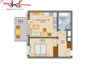 Prodej bytu 2+kk, Praha, Čakovická, 49 m2