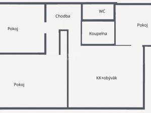 Prodej bytu 4+kk, Praha - Kobylisy, Chabařovická, 69 m2