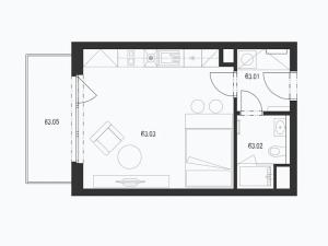 Prodej bytu 1+kk, Plzeň, Pecháčkova, 32 m2