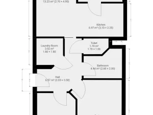 Pronájem bytu 4+kk, Praha - Michle, Přímětická, 68 m2