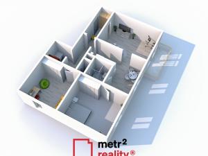 Prodej bytu 3+1, Uničov, Nemocniční, 72 m2