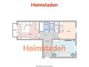 Pronájem bytu 2+1, Havířov - Město, Na Nábřeží, 54 m2