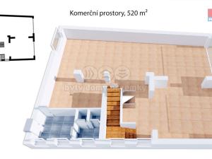 Pronájem obchodního prostoru, Ústí nad Orlicí, Mírové nám., 520 m2