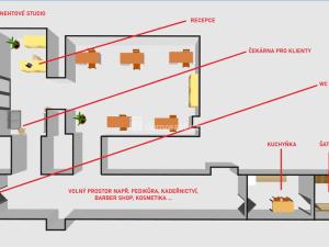 Pronájem obchodního prostoru, Brno - Brno-město, Nádražní, 93 m2