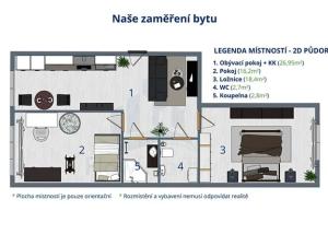 Prodej bytu 2+1, Praha - Žižkov, Biskupcova, 72 m2