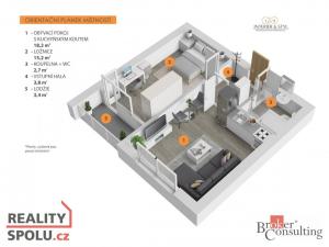 Prodej bytu 2+kk, Česká Lípa, Ústecká, 43 m2