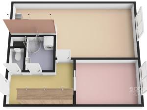 Pronájem bytu 2+kk, Praha - Stodůlky, Kurzova, 45 m2