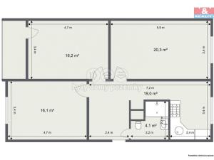 Prodej bytu 3+1, Karlovy Vary - Rybáře, Vodárenská, 77 m2