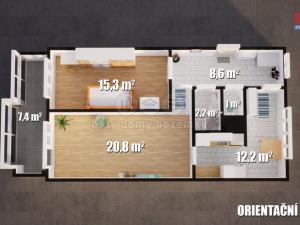 Prodej bytu 2+1, Praha - Stodůlky, Volutová, 62 m2