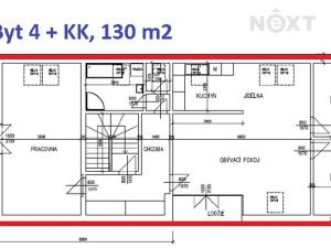 Pronájem bytu 4+kk, Tábor, U Jednoty, 130 m2