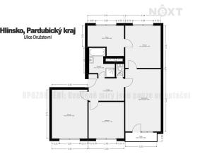 Prodej bytu 4+1, Hlinsko, Družstevní, 87 m2
