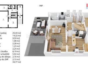 Prodej rodinného domu, Žďár, 150 m2