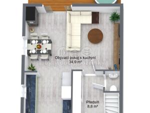 Prodej rodinného domu, Polerady, 77 m2