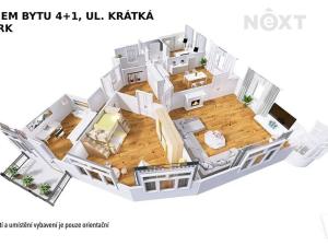 Pronájem bytu 4+1, Šumperk, Krátká, 190 m2
