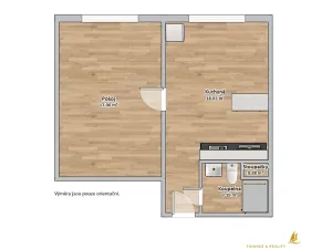 Pronájem bytu 1+1, Nýřany, Revoluční, 40 m2