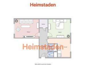 Pronájem bytu 2+1, Karviná - Ráj, Prameny, 58 m2