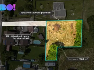 Prodej pozemku pro bydlení, Ostrava - Bartovice, 1104 m2