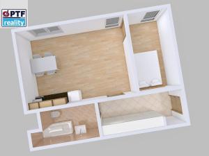 Pronájem bytu 2+kk, Plzeň, Karlova, 42 m2