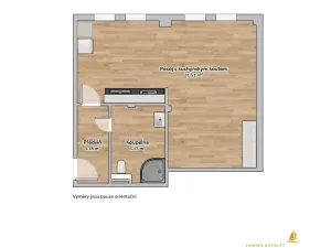 Pronájem bytu 1+kk, Plzeň, Spolková, 41 m2