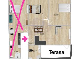 Pronájem bytu 3+kk, Kojetice, Ke kněžihorce, 57 m2