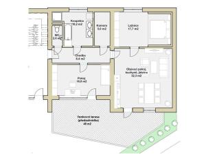 Prodej bytu 3+kk, Praha - Stodůlky, 5. máje, 92 m2