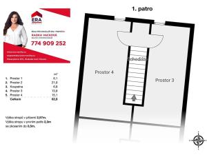 Pronájem bytu 3+kk, Sedlec, 73 m2