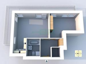 Pronájem bytu 2+kk, Praha - Vysočany, 66 m2
